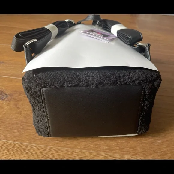 One Left! LOUNGEFLY (Sanrio)-NWT Fluffy Kuromi Mini Backpack - Picture 6 of 15